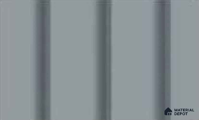 Sky Blue 10 ft x 0.89 ft (3060x270 mm) Wave Pastel Design Interior & Exterior Wall & Ceiling Panel - 16 mm | Suitable for Balcony, Facade & Open Area | Width is Subjected to 5% Variation