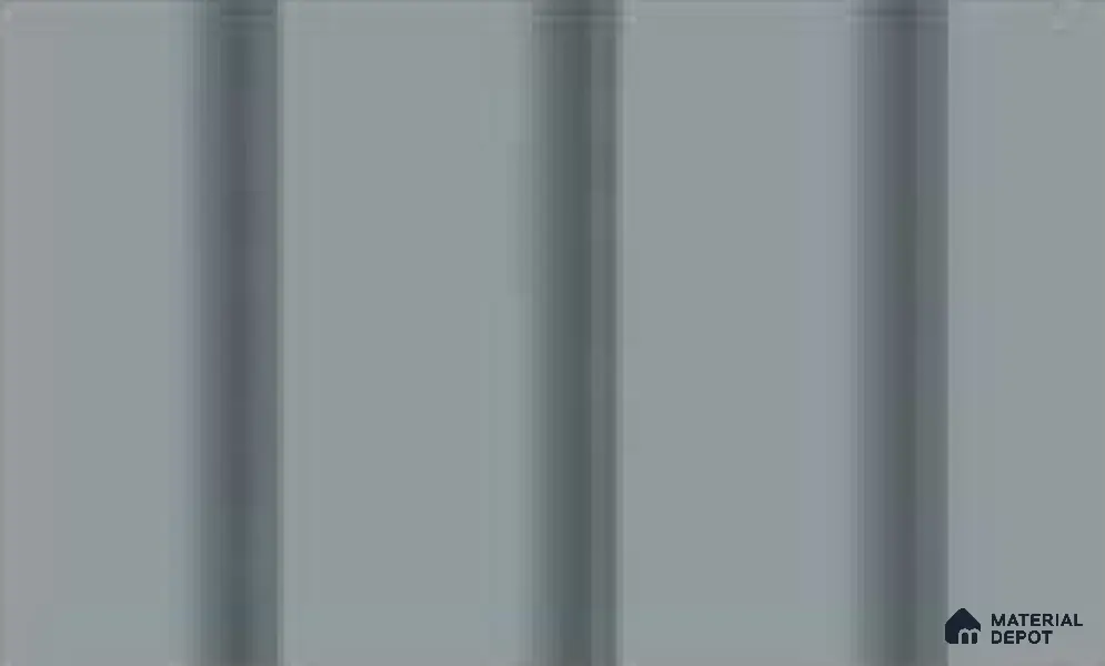 Sky Blue 10 ft x 0.89 ft (3060x270 mm) Wave Pastel Design Interior & Exterior Wall & Ceiling Panel - 16 mm | Suitable for Balcony, Facade & Open Area | Width is Subjected to 5% Variation