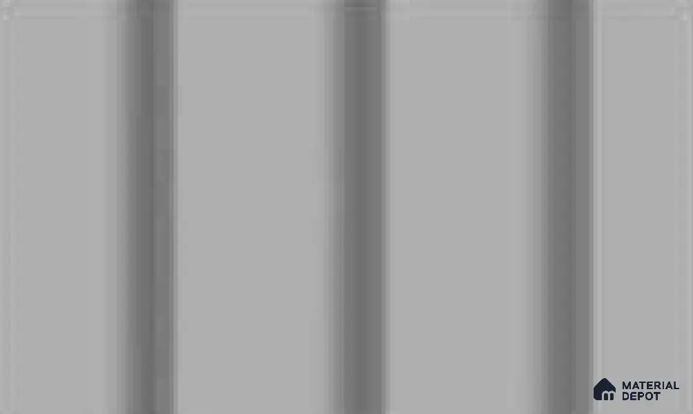 Snow White 10 ft x 0.89 ft (3060x270 mm) Wave Pastel Design Interior & Exterior Wall & Ceiling Panel - 16 mm | Suitable for Balcony, Facade & Open Area | Width is Subjected to 5% Variation