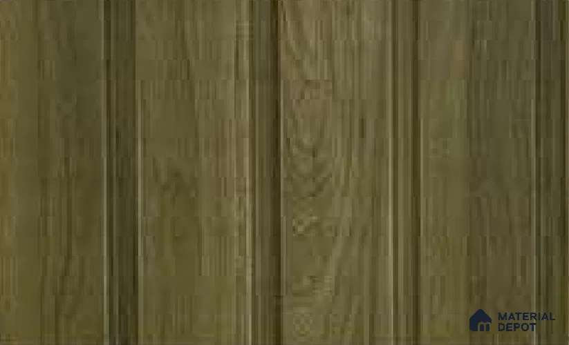 Spiced Walnut 10 ft x 1 ft (3060x340 mm) Duo Design Interior & Exterior Wall & Ceiling Panel - 12 mm | Suitable for Balcony, Facade & Open Area | Width is Subjected to 5% Variation