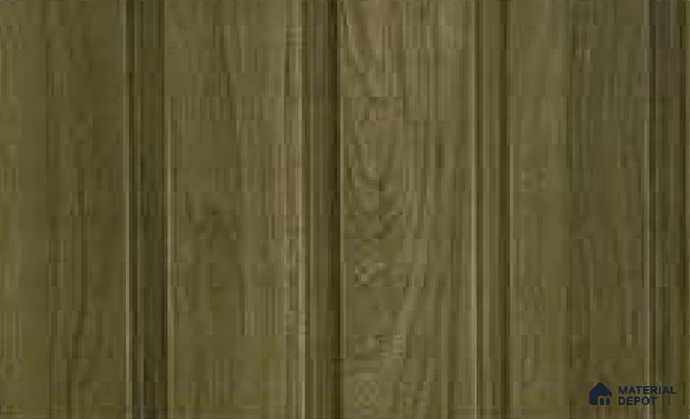 Spiced Walnut 10 ft x 1 ft (3060x340 mm) Duo Design Interior & Exterior Wall & Ceiling Panel - 12 mm | Suitable for Balcony, Facade & Open Area | Width is Subjected to 5% Variation