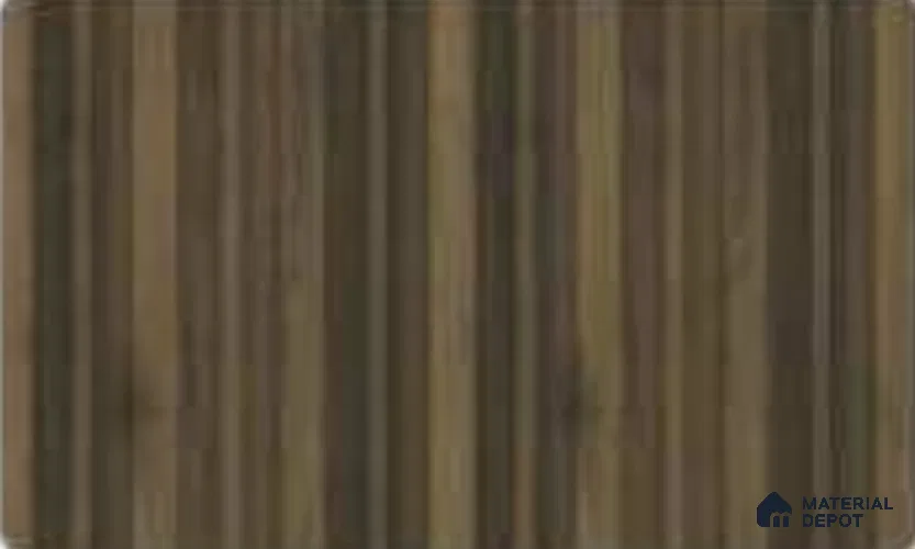 Spiced Walnut 10 ft x 0.89 ft (3060x270 mm) Stripes Design Interior & Exterior Wall & Ceiling Panel - 20 mm | Suitable for Balcony, Facade & Open Area | Width is Subjected to 5% Variation