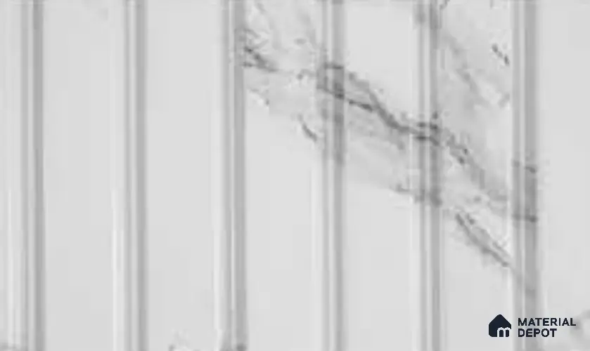 Statuario 10 ft x 0.86 ft (3060x265 mm) Louvers Design Interior & Exterior Wall & Ceiling Panel - 14 mm | Suitable for Balcony, Facade & Open Area | Width is Subjected to 5% Variation