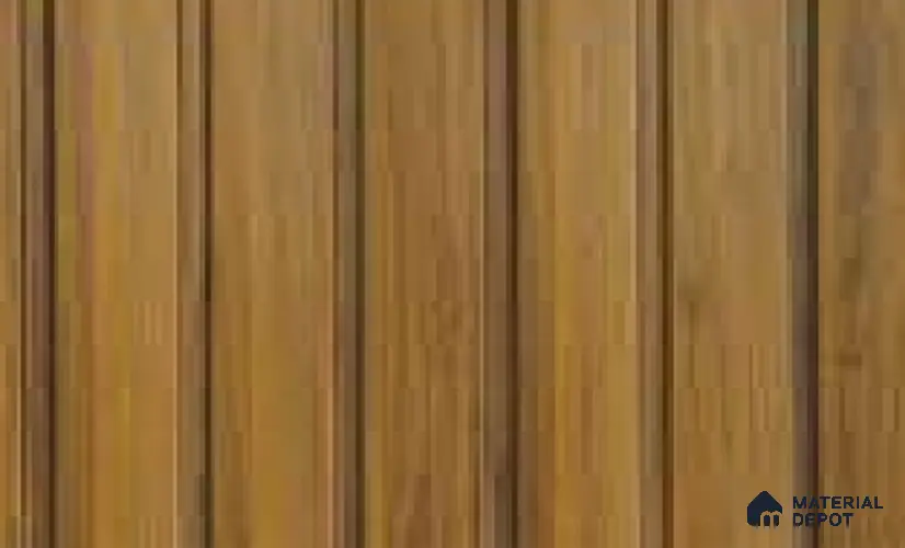 Walnut 10 ft x 1 ft (3060x340 mm) Soffit Design Interior & Exterior Wall & Ceiling Panel - 12 mm | Suitable for Balcony, Facade & Open Area | Width is Subjected to 5% Variation