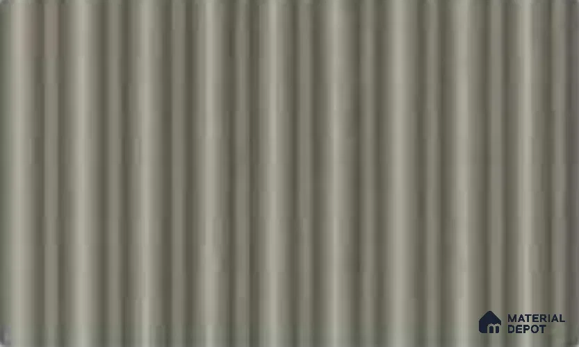White Mist 10 ft x 0.85 ft (3060x260 mm) Prism Design Interior & Exterior Wall & Ceiling Panel - 21 mm | Suitable for Balcony, Facade & Open Area | Width is Subjected to 5% Variation