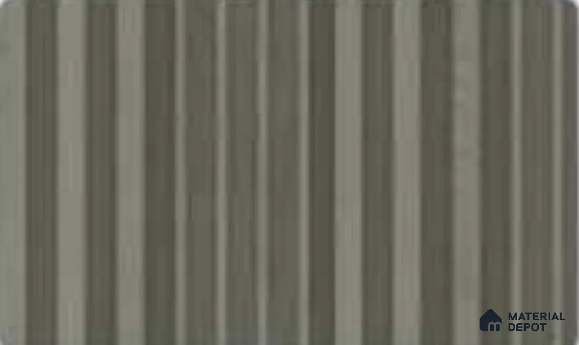 White Mist 10 ft x 0.89 ft (3060x270 mm) Unic Design Interior & Exterior Wall & Ceiling Panel - 15 mm | Suitable for Balcony, Facade & Open Area | Width is Subjected to 5% Variation