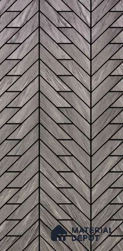 Grey Patterned Look PVC Decorative Wall Panel PN 03739 4 ft x 2 ft - 4 mm | Suitable for Feature Wall, TV Unit & Living Room | Width is Subjected to 5% Variation