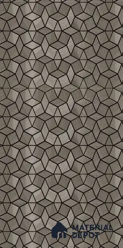 Brown Patterned Look PVC Decorative Wall Panel PN 03729 4 ft x 2 ft - 6 mm | Suitable for Feature Wall, TV Unit & Living Room | Width is Subjected to 5% Variation