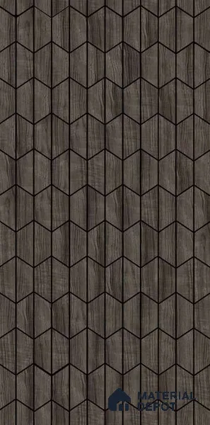 Brown Geometric Look PVC Decorative Wall Panel PN 03731 4 ft x 2 ft - 6 mm | Suitable for Feature Wall, TV Unit & Living Room | Width is Subjected to 5% Variation