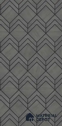 Grey Patterned Look PVC Decorative Wall Panel PN 03733 4 ft x 2 ft - 6 mm | Suitable for Feature Wall, TV Unit & Living Room | Width is Subjected to 5% Variation