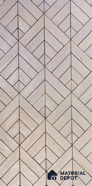 Beige Patterned Look PVC Decorative Wall Panel 4 ft x 2 ft - 6 mm | Ideal for Living Room, Bed Room, TV Unit, Feature Wall | PN 03734 | Width is Subjected to 5% Variation