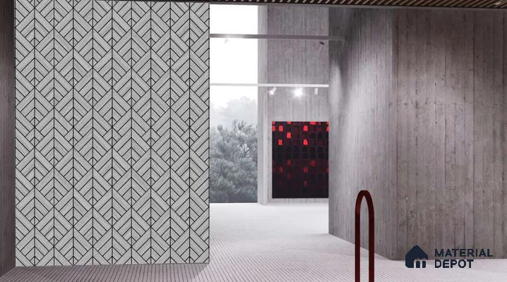 Beige Patterned Look PVC Decorative Wall Panel 4 ft x 2 ft - 6 mm | Ideal for Living Room, Bed Room, TV Unit, Feature Wall | PN 03734 | Width is Subjected to 5% Variation