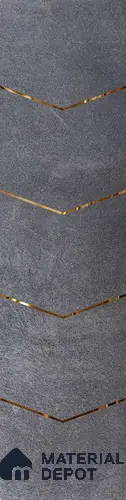 Grey Luxury Look PVC Decorative Wall Panel PN 03766 8 ft x 2 ft - 8 mm | Suitable for Feature Wall, TV Unit & Living Room | Width is Subjected to 5% Variation