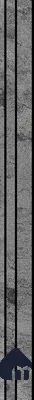 Grey Stone Louver PN 03756 8 ft x 7.9 inch PVC Panel - 14 mm | Suitable for Feature Wall, TV Unit & Living Room | Width is Subjected to 5% Variation