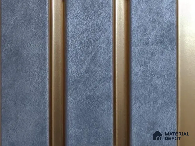 Brown Stone Louver PN 01640 8 ft x 4.9 inch Charcoal Panel - mm | Suitable for Feature Wall, TV Unit & Living Room | Width is Subjected to 5% Variation