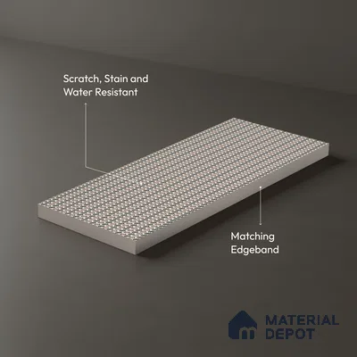 Patterned Look LM 15539 Douglus Dori 8 ft x 4 ft Matte Finish Decorative Laminate - 1 mm | Suitable for Bedroom, TV Unit, Wardrobe