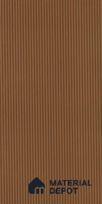 Wooden Look LM 02781 Teakasa 8 ft x 4 ft Louvers Finish Decorative Laminate - 1 mm | Suitable for TV Unit, Wardrobe, Kitchen Cabinets