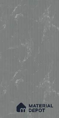 Grey Marble Look LM 02788 Grey Panda Marble 8 ft x 4 ft Flute Finish Decorative Laminate - 1 mm | Suitable for TV Unit, Wardrobe, Kitchen Cabinets