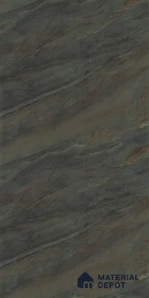 Grey Marble Look LM 02818 Darkened Rock 8 ft x 4 ft Fine Sand Stone Finish Decorative Laminate - 1 mm | Suitable for TV Unit, Wardrobe, Kitchen Cabinets