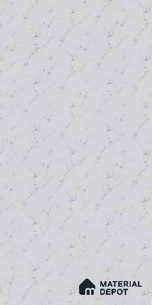 White Marble Look LM 02822 Essential Marmo 8 ft x 4 ft Stonem Finish Decorative Laminate - 1 mm | Suitable for TV Unit, Wardrobe, Kitchen Cabinets