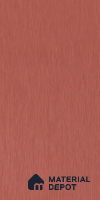 Red Metallic Look LM 02947 Red 8 ft x 4 ft Foil Finish Decorative Laminate - 1 mm | Suitable for TV Unit, Wardrobe, Kitchen Cabinets
