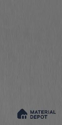 Grey Metallic Look LM 02948 Silver 8 ft x 4 ft Foil Finish Decorative Laminate - 1 mm | Suitable for TV Unit, Wardrobe, Kitchen Cabinets