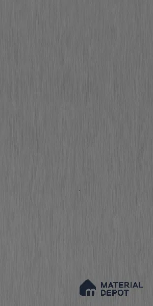 Grey Metallic Look LM 02948 Silver 8 ft x 4 ft Foil Finish Decorative Laminate - 1 mm | Suitable for TV Unit, Wardrobe, Kitchen Cabinets