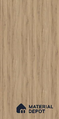 Wooden Look LM 02969 Village Oak 8 ft x 4 ft High Gloss Finish Decorative Laminate - 1 mm | Suitable for TV Unit, Wardrobe, Kitchen Cabinets