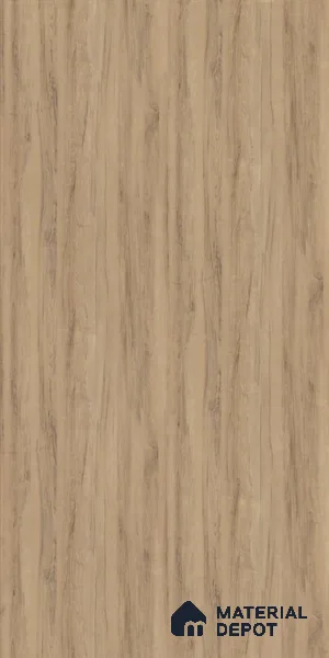 Wooden Look LM 02969 Village Oak 8 ft x 4 ft High Gloss Finish Decorative Laminate - 1 mm | Suitable for TV Unit, Wardrobe, Kitchen Cabinets