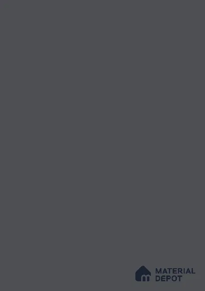 Steel Grey Solid Colors Look LM 03024 Steel 8 ft x 4 ft Zero Soft Matt Finish Decorative Laminate - 1 mm | Suitable for Living Room, Kitchen, Office