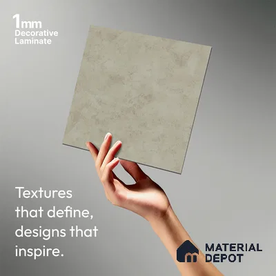 Marble Look LM 01271 Zarki Marble 8 ft x 4 ft Surenity Fusion Finish Decorative Laminate - 1 mm | Suitable for TV Unit, Wardrobe, Kitchen Cabinets