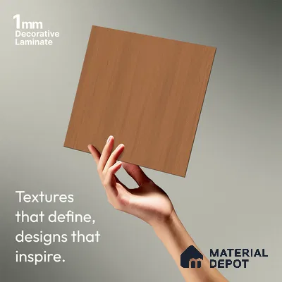 Wooden Look LM 02859 Criftone 8 ft x 4 ft Zero Soft Wooden Finish Decorative Laminate - 1 mm | Suitable for TV Unit, Wardrobe, Kitchen Cabinets