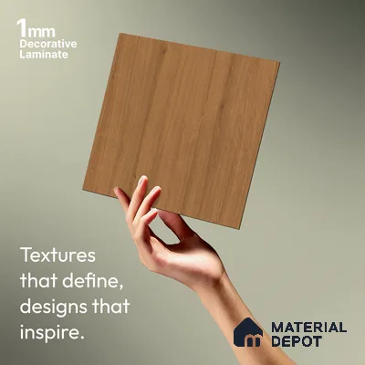 Wooden Look LM 02872 Alstonia 8 ft x 4 ft Zero Soft Matt Finish Decorative Laminate - 1 mm | Suitable for TV Unit, Wardrobe, Kitchen Cabinets
