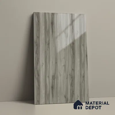 Wooden Look LM 01711 Spanish Nyatoh 8 ft x 4 ft High Gloss Finish Decorative Laminate - 1 mm | Suitable for TV Unit, Wardrobe, Kitchen Cabinets