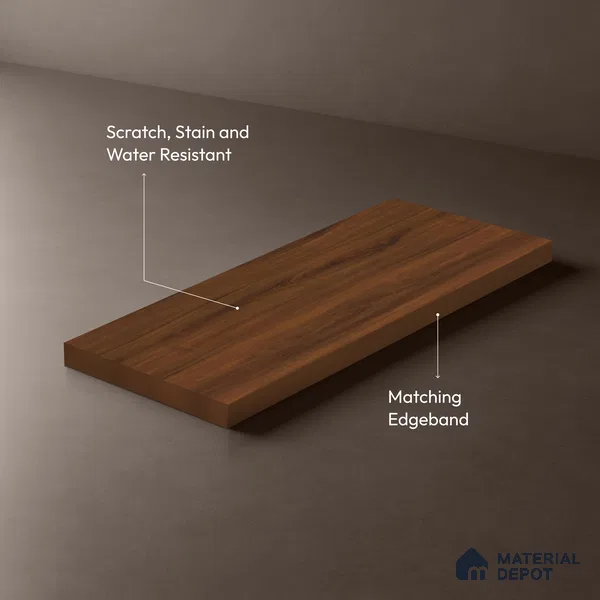 Wooden Look LM 02903 Buxus 8 ft x 4 ft Zero Soft Matt Finish Decorative Laminate - 1 mm | Suitable for TV Unit, Wardrobe, Kitchen Cabinets