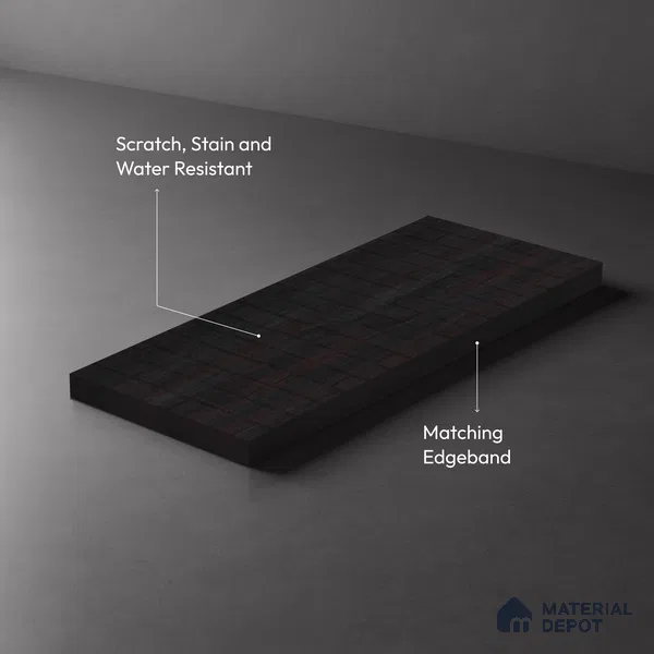 Brown Marble Look LM 02920 Swissable 8 ft x 4 ft RGL Finish Decorative Laminate - 1 mm | Suitable for TV Unit, Wardrobe, Kitchen Cabinets