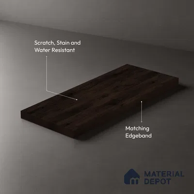 Wooden Look LM 03002 Nuro Oak 8 ft x 4 ft Suede Finish Decorative Laminate - 1 mm | Suitable for TV Unit, Wardrobe, Kitchen Cabinets