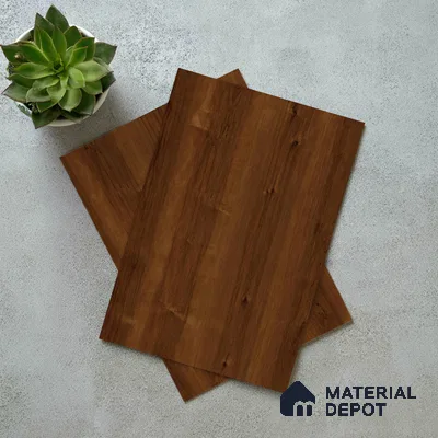 Wooden Look LM 01266 Rusted Maple 8 ft x 4 ft Hydra Bark Finish Decorative Laminate - 1 mm | Suitable for TV Unit, Wardrobe, Kitchen Cabinets