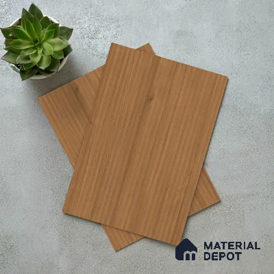 Wooden Fluted Look LM 01269 Alstonia 8 ft x 4 ft Bamboo Channel Finish Decorative Laminate - 1 mm | Suitable for TV Unit, Wardrobe, Kitchen Cabinets