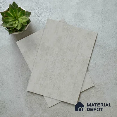 Grey Marble Look LM 02812 Tuffalo Light 8 ft x 4 ft Natural Thermal Stone Finish Decorative Laminate - 1 mm | Suitable for TV Unit, Wardrobe, Kitchen Cabinets