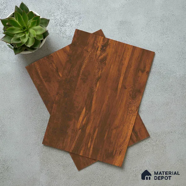 Wooden Look LM 02819 Bronze Musk 8 ft x 4 ft Fine Sand Stone Finish Decorative Laminate - 1 mm | Suitable for TV Unit, Wardrobe, Kitchen Cabinets