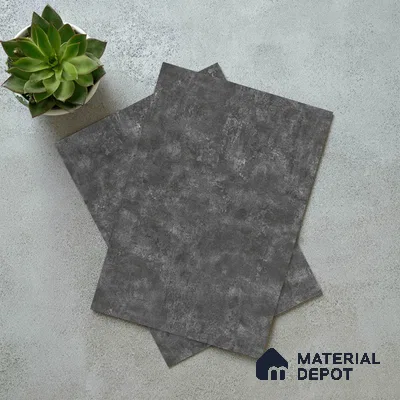 Grey Marble Look LM 02820 Sure Silver 8 ft x 4 ft Fine Sand Stone Finish Decorative Laminate - 1 mm | Suitable for TV Unit, Wardrobe, Kitchen Cabinets