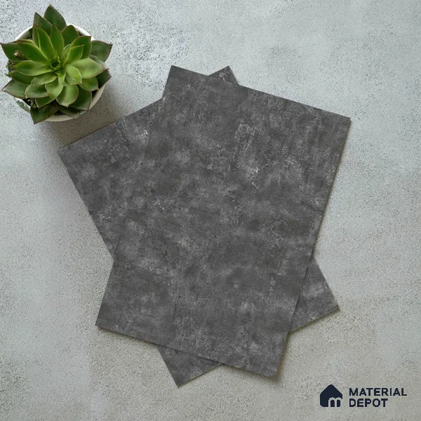 Grey Marble Look LM 02820 Sure Silver 8 ft x 4 ft Fine Sand Stone Finish Decorative Laminate - 1 mm | Suitable for TV Unit, Wardrobe, Kitchen Cabinets