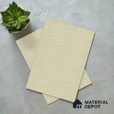 Beige Terrazzo Look LM 02832 Floral Fusion 8 ft x 4 ft Capella Finish Decorative Laminate - 1 mm | Suitable for TV Unit, Wardrobe, Kitchen Cabinets