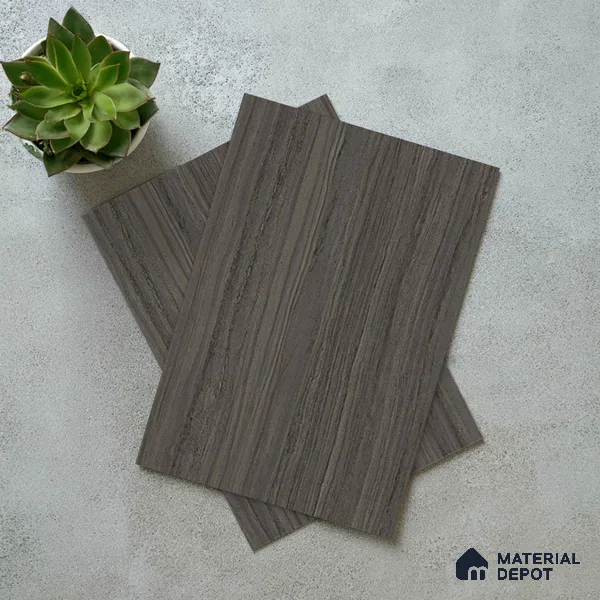 Wooden Look LM 02853 Black Musk 8 ft x 4 ft Zero Soft Oak Finish Decorative Laminate - 1 mm | Suitable for TV Unit, Wardrobe, Kitchen Cabinets