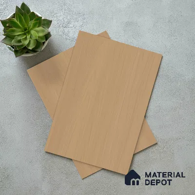 Wooden Look LM 02866 Drum Stick 8 ft x 4 ft Zero Soft Matt Finish Decorative Laminate - 1 mm | Suitable for TV Unit, Wardrobe, Kitchen Cabinets
