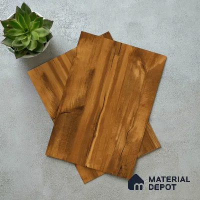 Wooden Look LM 02873 Boston Russet 8 ft x 4 ft Zero Soft Matt Finish Decorative Laminate - 1 mm | Suitable for TV Unit, Wardrobe, Kitchen Cabinets