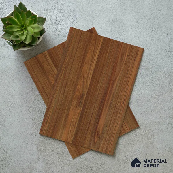 Wooden Look LM 02887 Balsa Red 8 ft x 4 ft Phoenix Finish Decorative Laminate - 1 mm | Suitable for TV Unit, Wardrobe, Kitchen Cabinets
