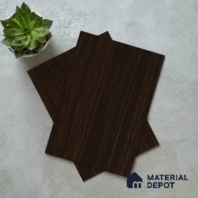 Wooden Look LM 02904 Darkened Elm 8 ft x 4 ft Hydra Bark Finish Decorative Laminate - 1 mm | Suitable for TV Unit, Wardrobe, Kitchen Cabinets