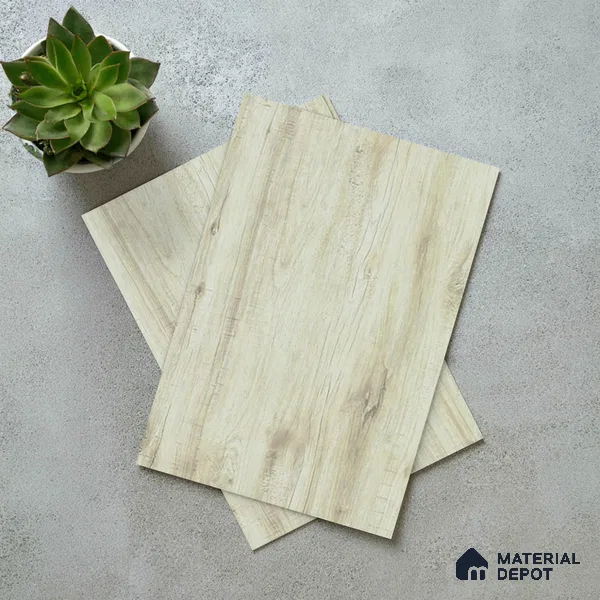 Wooden Look LM 02912 Cuneo Oak Light 8 ft x 4 ft Crest Wooden Finish Decorative Laminate - 1 mm | Suitable for TV Unit, Wardrobe, Kitchen Cabinets